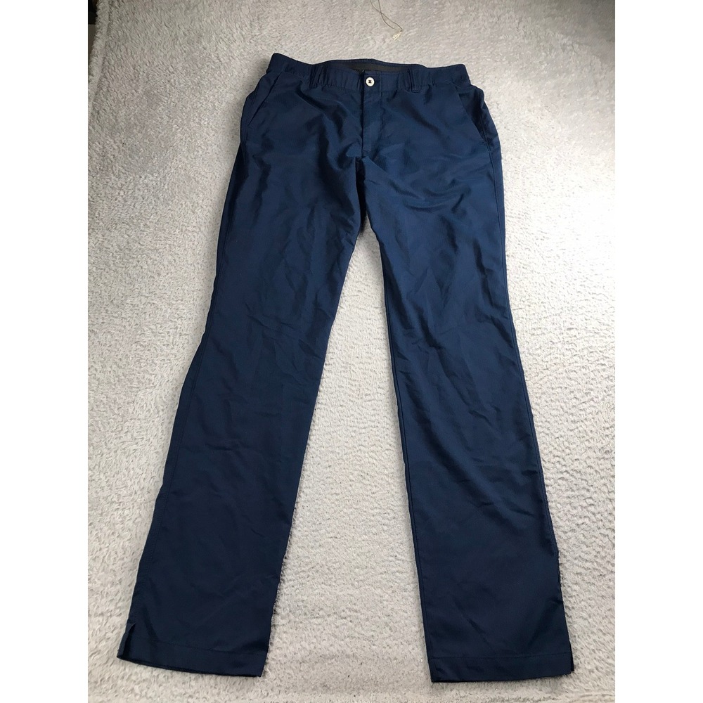 Under Armour Showdown Golf Pants Mens 36‎ (35x35) Navy Performance Trousers